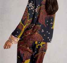Load image into Gallery viewer, White Stuff UK Nina PJ Set Black Multi

