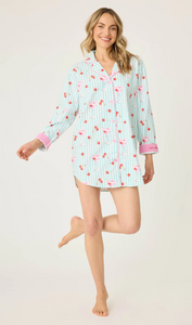PJ Salvage Ma Cherie Flannel Nightshirt