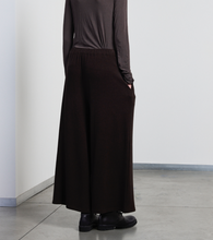 Load image into Gallery viewer, Neirami Wide Leg Crop Fleece Pant Chocolate
