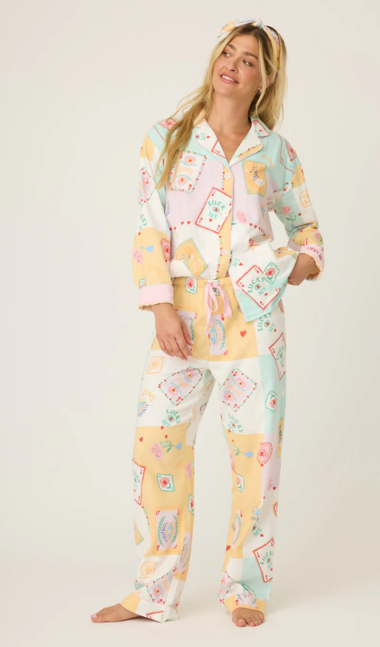 PJ Salvage Lucky Me Tarot Card Flannel Pyjamas