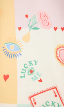 Load image into Gallery viewer, PJ Salvage Lucky Me Tarot Card Flannel Pyjamas
