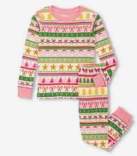 Load image into Gallery viewer, Hatley Pink Fun Fairisle Cotton Pyjamasj
