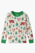 Load image into Gallery viewer, Hatley Holiday Animals Cotton Pyjamas
