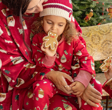 Load image into Gallery viewer, Souris Mini Red Festive Baby Pyjamas Red
