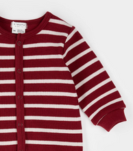 Load image into Gallery viewer, Petit Lem Scarlet Red Stripe Thermal Sleeper
