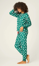 Load image into Gallery viewer, PJ Salvage Pointelle Tree Print PJ Set

