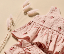 Load image into Gallery viewer, Wilson and Frenchy Strawberry Kisses Organic Ruffle Set
