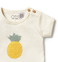 Load image into Gallery viewer, Wilson and Frenchy Piney Pals Cotton Pointelle Onesie
