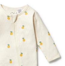 Load image into Gallery viewer, Wilson and Frenchy Piney Pals Zip Playsuit
