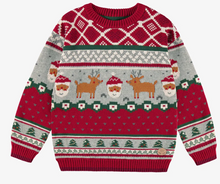 Load image into Gallery viewer, Souris Mini Red Festive Sweater

