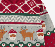 Load image into Gallery viewer, Souris Mini Red Festive Sweater
