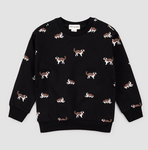 Miles St Bernard Print Sweatshirt