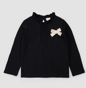 Miles Gold Grosgrain Bow Top