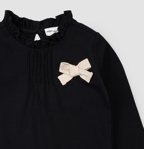 Miles Gold Grosgrain Bow Top