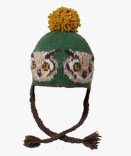 Load image into Gallery viewer, Ambler Kids Creatures Jacquard Knit Hat with Tie
