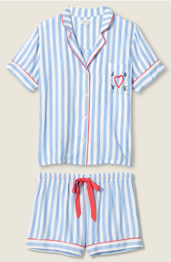 PJ Salvage Lady Luck Stripe PJ Short Set
