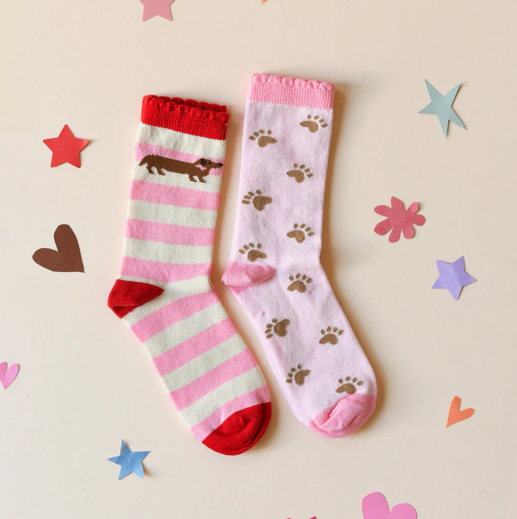 Rockahula Morris Sausage Dog 2 Pack Socks