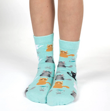 Load image into Gallery viewer, Cats, Koala and Octopus Socks 3-Pack
