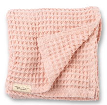 Load image into Gallery viewer, Bella Tunno Waffle Baby Blanket Blush
