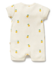 Load image into Gallery viewer, Wilson and Frenchy Piney Pals Cotton Pointelle Shortie Playsuit
