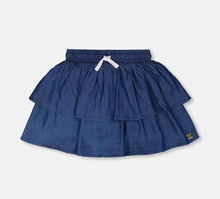 Load image into Gallery viewer, Deux Par Deux Chambray Skort
