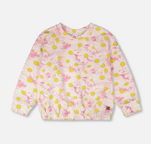 Load image into Gallery viewer, Deux Par Deux Daisy Print Sweatshirt

