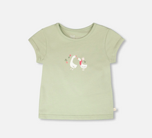 Load image into Gallery viewer, Deux Par Deux Lucy Goosey Print Tee
