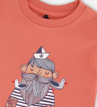 Load image into Gallery viewer, Deux Par Deux Sailor Print Tee
