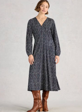 Load image into Gallery viewer, White Stuff UK Megan Jersey Dress Navy Multi
