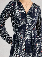 Load image into Gallery viewer, White Stuff UK Megan Jersey Dress Navy Multi
