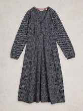 Load image into Gallery viewer, White Stuff UK Megan Jersey Dress Navy Multi
