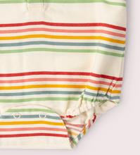 Load image into Gallery viewer, Little Green Radicals Cream Rainbow Bubble Body Playsuit
