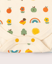 Load image into Gallery viewer, Little Green Radicals Vintage Rainbows Onesie
