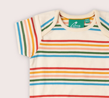 Load image into Gallery viewer, Little Green Radicals Rainbow Stripe Onesie
