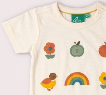 Load image into Gallery viewer, Little Green Radicals Vintage Rainbows Tee
