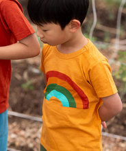 Load image into Gallery viewer, Little Green Radicals Golden Rainbow Tee
