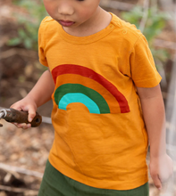 Load image into Gallery viewer, Little Green Radicals Golden Rainbow Tee

