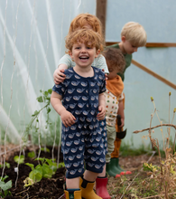 Load image into Gallery viewer, Little Green Radicals Singing Whales Playsuit
