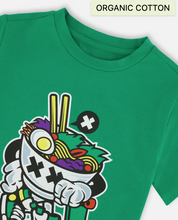 Load image into Gallery viewer, Deux Par Deux Noodle and Skate Print Tee
