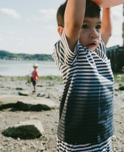 Load image into Gallery viewer, Deux Par Deux Gradient Stripe Tee
