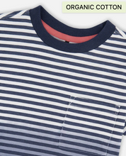Load image into Gallery viewer, Deux Par Deux Gradient Stripe Tee
