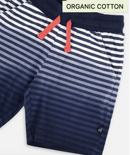 Load image into Gallery viewer, Deux Par Deux Gradient Stripe Shorts
