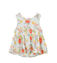 Load image into Gallery viewer, Vignette Nellie Onesie Dress Retro Roses
