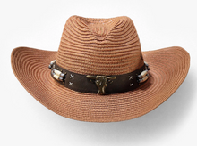 Load image into Gallery viewer, Souris Mini Western Hat Brown
