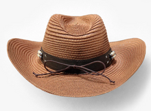 Load image into Gallery viewer, Souris Mini Western Hat Brown
