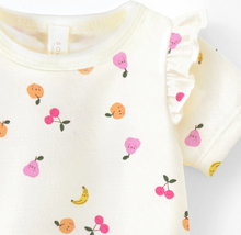 Load image into Gallery viewer, Souris Mini Fruit Print Onesie
