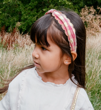 Load image into Gallery viewer, Rockahula Scalloped Gingham Headband
