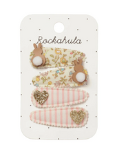 Load image into Gallery viewer, Rockahula Petal Bunny Fabric Clip Set
