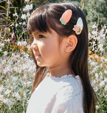 Load image into Gallery viewer, Rockahula Crochet Bunny Hair Clips
