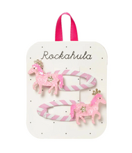 Load image into Gallery viewer, Rockahula Pink Pony Clips
